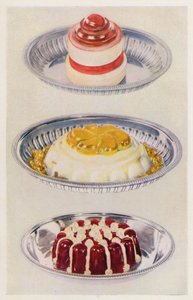 Bandqualle; Venus-Pudding; Weingelee und Sahne