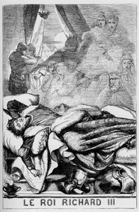 Richard III. (Das Leben und der Tod von Richard dem Dritten) - Illustration in „Gesammelte Werke von William Shakespeare“ 1866 - Die Illustrationen und die allgemeine Form dieser Ausgabe sind von Cassell
