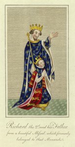 Richard II. und sein Vater von English School