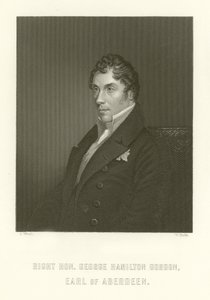 Rechter Ehrenwerter George Hamilton Gordon, Earl of Aberdeen von English School