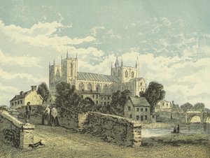 Ripon Kathedrale, Südwestansicht von English School