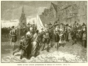 Aufstand der Londoner Lehrlinge zugunsten von Charles