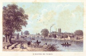 Fluss Themse: Kingston-on-Thames von English School