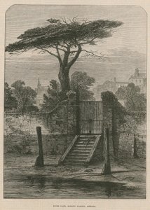 Flusstor des Botanischen Gartens von English School