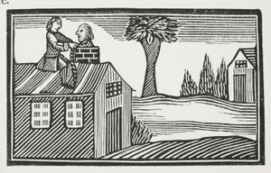 Das Haus seines Specks berauben, Illustration aus Chap-books des achtzehnten Jahrhunderts von John Ashton, veröffentlicht 1882