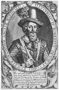 Robert Devereux, 2. Earl of Essex (Stich)