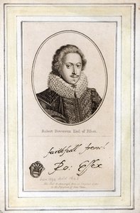 Robert Devereux, 3. Earl of Essex (1591-1646), sein Siegel und Autogramm von English School