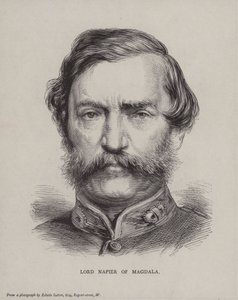 Robert Napier, 1. Baron Napier von Magdala, britischer General von English School