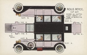 Rolls Royce-Ausschnitt von English School