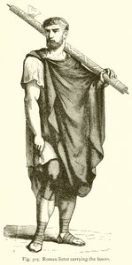 Römischer Liktor mit den Fasces von English School