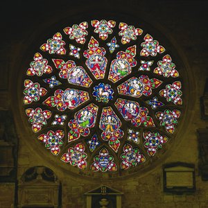 Rosettenfenster von English School