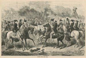 Rotten Row, Hyde Park, London von English School