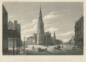 Rowland Hills Kapelle und Schulen, Westminster Bridge Road, Lambeth von English School
