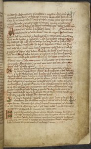 Initiale und Randzeichnungen, Computus, Helperic von Auxerre