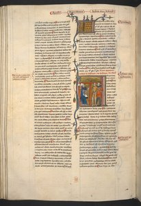 Royal 6 E VI, f.128v Arbiter, Arbitrium (Richter, Entscheidung), aus 