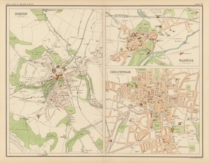 Royal Atlas, ca. 1900: Buxton; Warwick; Cheltenham von English School