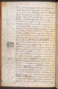 Königliche Charta, gewährt der Royal English Merchant Adventurers Company, die nach Afrika handelt von English School