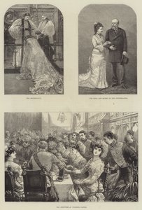 Königliche Hochzeit von Prinz Leopold und Prinzessin Helena (Stich) von English School