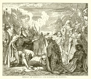 Rudolf von Habsburg und Ottokar von Böhmen von English School