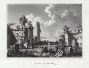 Ruinen von Baalbek von English School