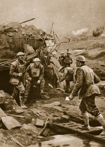 Läufer liefert Befehle an die Frontlinie, 1914-19