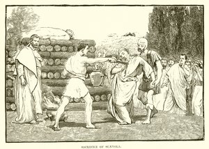 Opferung von Scaevola von English School