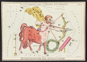 Schütze und Corona Australis, aus 