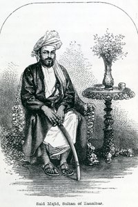 Said Majid, Sultan von Sansibar (Stich)