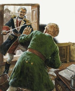 Matrose mit Schwert von English School