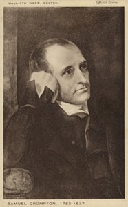 Samuel Crompton, englischer Erfinder der Spinnmaschine von English School