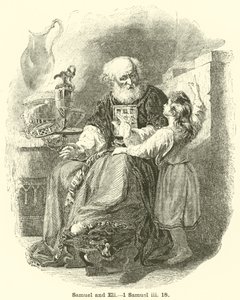 Samuel und Eli, 1 Samuel, iii, 18 von English School