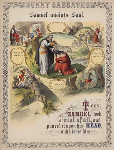 Samuel salbt Saul von English School