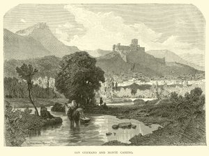 San Germano und Monte Cassino von English School