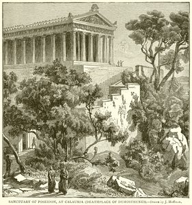 Heiligtum des Poseidon in Kalauria (Sterbeort des Demosthenes) von English School