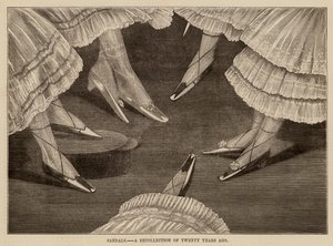 Sandalen, eine Erinnerung an vor zwanzig Jahren (Gravur) von English School