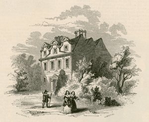 Sandford Manor House, Fulham, London, ehemals der Wohnsitz von Nell Gwynne von English School
