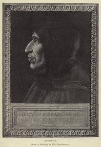 Savonarola (Gravur) von English School