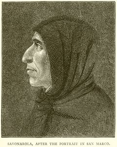 Savonarola, nach dem Porträt in San Marco