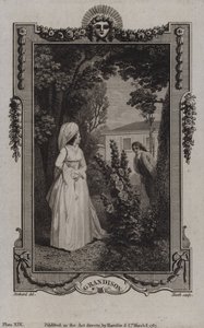 Szene aus Die Geschichte von Sir Charles Grandison, von Samuel Richardson von English School