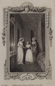 Szene aus Die Geschichte von Sir Charles Grandison, von Samuel Richardson von English School