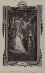 Szene aus Die Geschichte von Sir Charles Grandison, von Samuel Richardson von English School