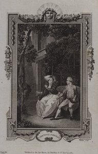 Szene aus Die tugendhafte Waise, von Mary Collyer von English School