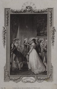Szene aus Die tugendhafte Waise, von Mary Collyer von English School