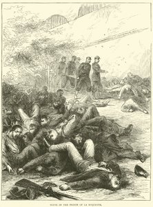 Szene im Gefängnis von La Roquette, 1871 von English School