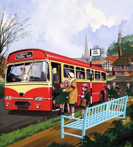Schulbusfahrer von English School