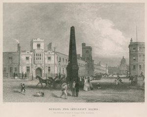 Schule für Blinde und Bethlehem Hospital, St. Georges Field, Southwark von English School