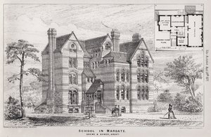 Schule in Margate (Stich) von English School