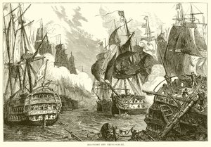 Seeschlacht von Trincomalee von English School