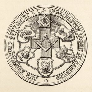 Siegel der Maurer von Hamburg, aus 