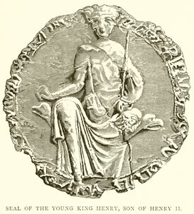 Siegel des jungen Königs Heinrich, Sohn von Heinrich II von English School